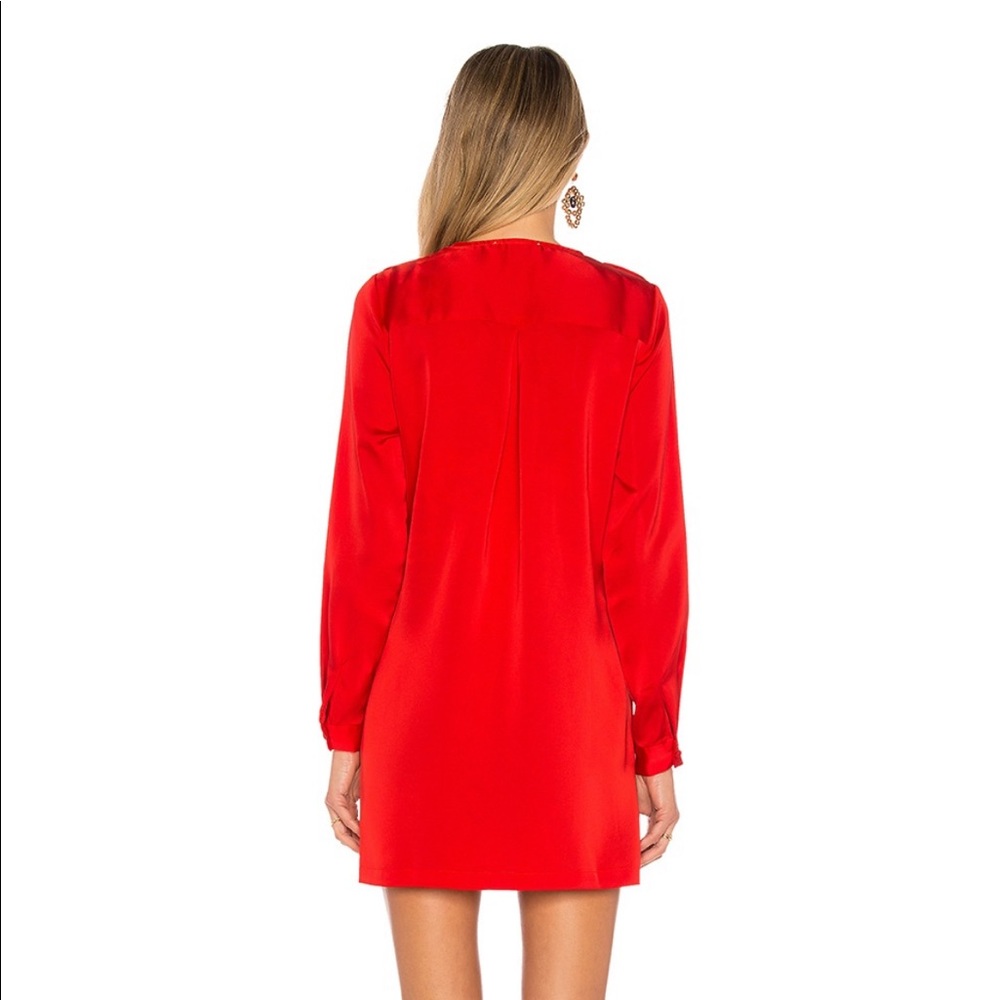 Revolve L’Academie The Cadet Dress in Red - Picture 3 of 4